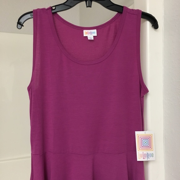 ❌SOLD❌ NWT LuLaRoe Nicki - Size L - Solid Fuchsia - Picture 4 of 4